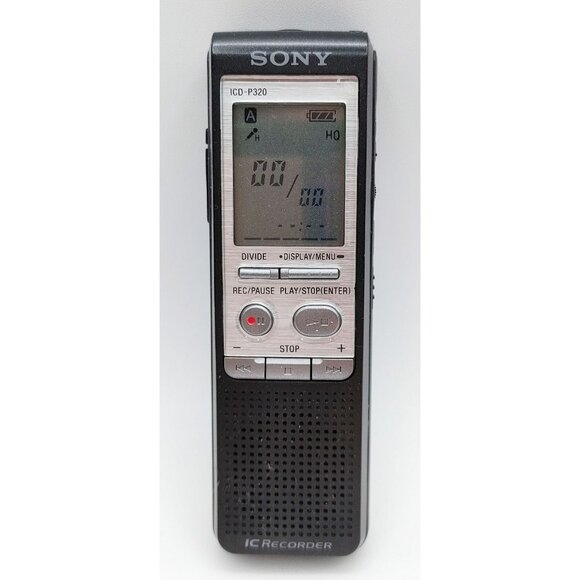 Sony ICD-P320 32 Hours IC Digital Voice Recorder - Picture 1 of 9